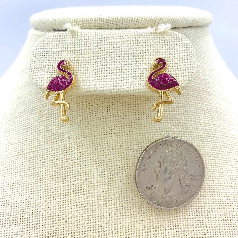 Flamingo Stud Earrings